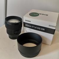 SIGMA 85MM 1.4 DG dn x Sony 