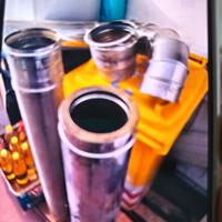 Canna fumaria nuova acciaio inox