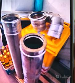 Canna fumaria nuova acciaio inox