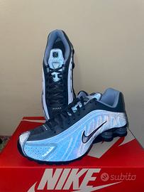 Shox R4 obsidian alluminium 44