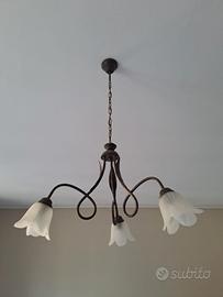 Lampadario e abat-jour per camera da letto