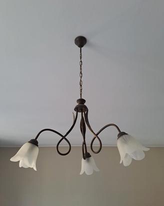 Lampadario e abat-jour per camera da letto
