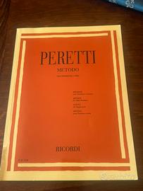 Libro Peretti metodo per trombone a tiro