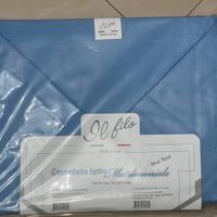 Completo letto  matrimoniale azzurro