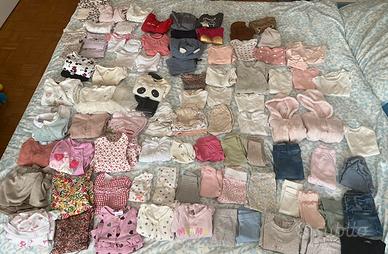 Abbigliamento neonata 0-1-3 mesi invernale/estivo