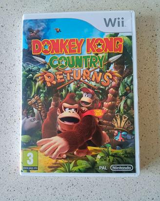 Donkey Kong Country Returns Nintendo Wii Pal fra