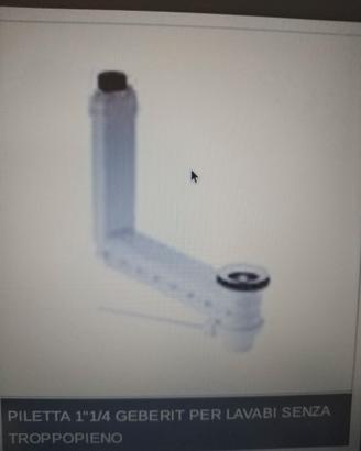 Accessori Geberit lavabo/bidet senza troppopieno