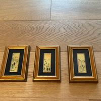 Quadretti foglia oro 3x8