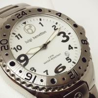 Orologio luigi benetton acciaio nuovo originale