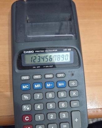 Calcolarice con stampante Casio HR 8B