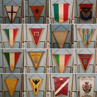 Gagliardetti squadre di calcio vintage 