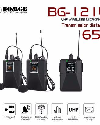 Radio microfoni UHF lavalier