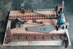 Barra falciante per trattore d'epoca