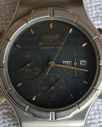 SEIKO QUARTZ CHRONOGRAPH SPORTS 150 – 7A38-713A3