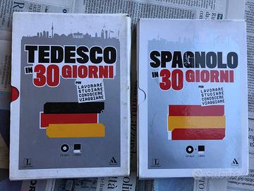Corso Tedesco e Spagnolo in 30 giorni Mondadori