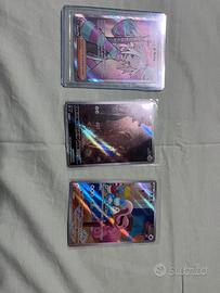 Lotto 3 carte pokemon full art