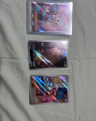 Lotto 3 carte pokemon full art