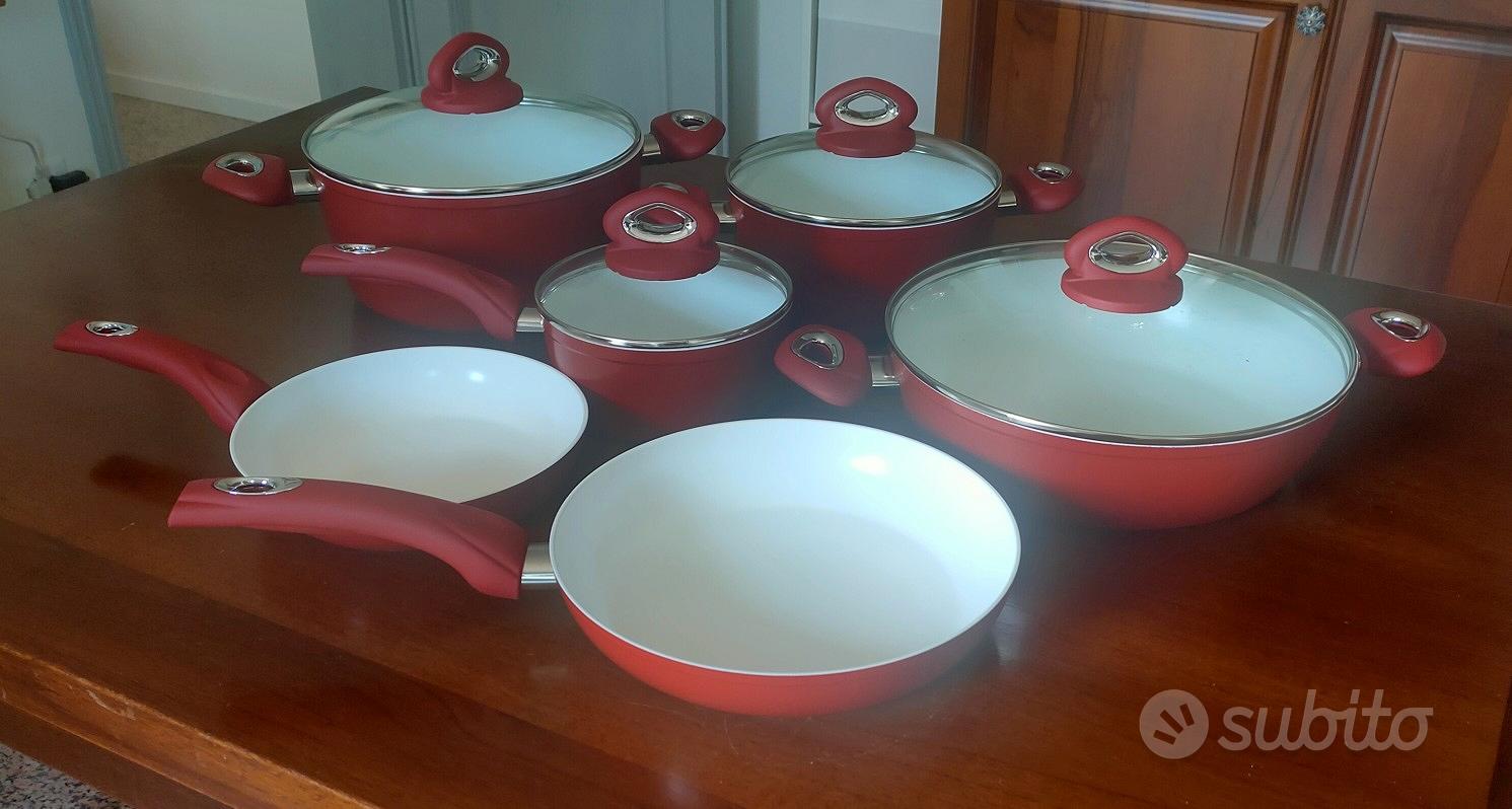 Batteria Pentole Bialetti ceramic Ok nuova 10pz - Arredamento e Casalinghi  In vendita a Treviso