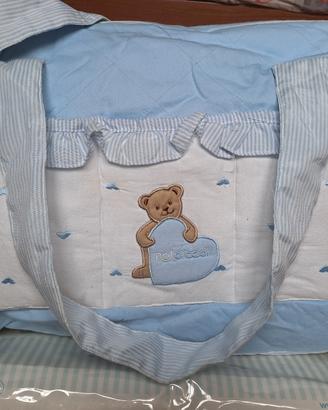 borsa mamma in cotone lavabile