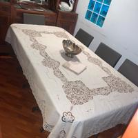 Antica Tovaglia Lino con 12 Tovaglioli