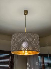Lampadari Nymo bianco oro Ikea 44 e 59 cm diam