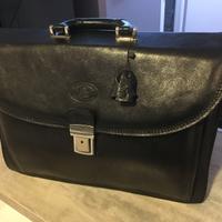 Borsa da ufficio 100% pelle con 4 scomparti