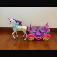 Carrozza funzionante compresa di cavallo