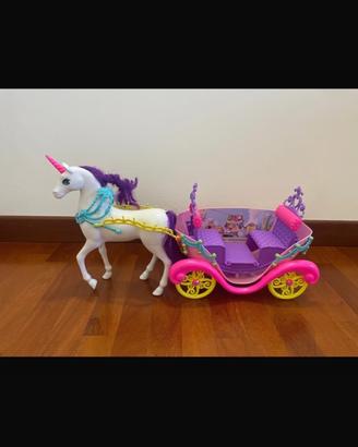 Carrozza funzionante compresa di cavallo