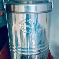 Fusto Olio Acciaio Inox 30 Litri nuovo Belvedere.