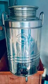 Fusto Olio Acciaio Inox 30 Litri nuovo Belvedere.