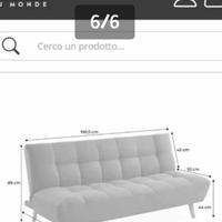 Divano letto Maisons du monde