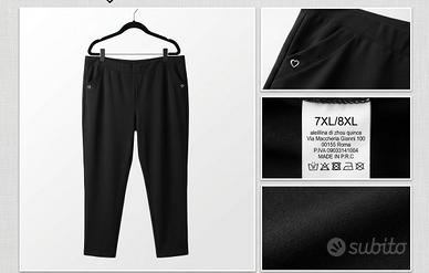 Pantaloni neri tg 7xl-8xl usati pochissimo