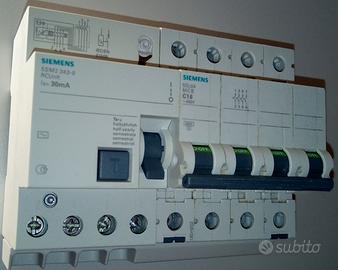 MAGNETOTERMICO DIFFERENZIALE SIEMENS TRIFASE