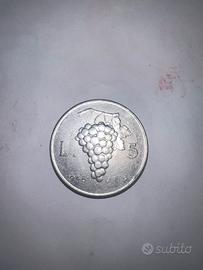 Moneta 5 lire 1948