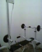 Panca palestra, senza bilanciere