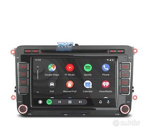 RADIO GPS ANDROID 13 PER VOLKSWAGEN VW SEAT SKODA 