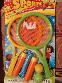 gioco racchette e corda