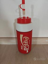 Borraccia Vintage Coca-Cola con Cannuccia - Gadget