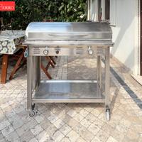 BARBECUE A GAS PROFESSIONAL - INOX