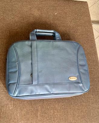 Borsa computer blu Reporter weekend imbottita