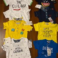 stock vestiti bimbo con cartellino 9/12 mesi