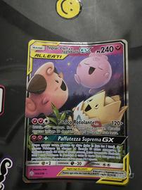 Carta pokemon togepi, cleffa e igglybuff alleati 