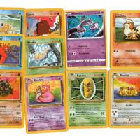 lotto carte pokemon miste rocket fossil set base