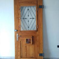 porta centenaria in legno massello