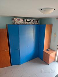 cameretta blu con 2 letti 