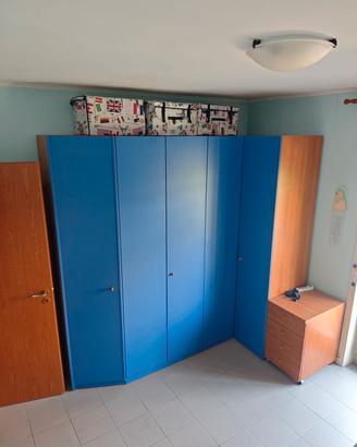 cameretta blu con 2 letti 