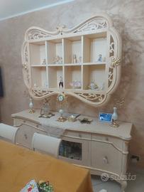 Divano più poltrone sparecchiatavola 