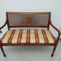 Panca vintage in legno curvato 