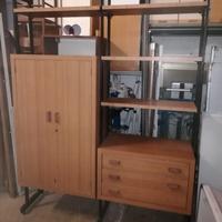 Libreria vintage stile svedese anni 50