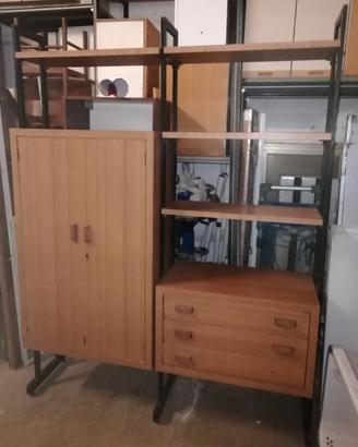 Libreria vintage stile svedese anni 50
